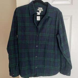LL Bean Women’s Relaxed Fit Flannel